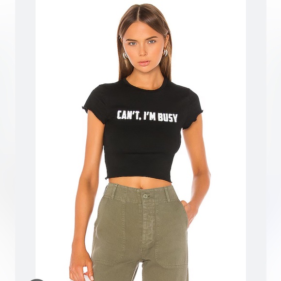 superdown Tops - superdown Black Crop Top
